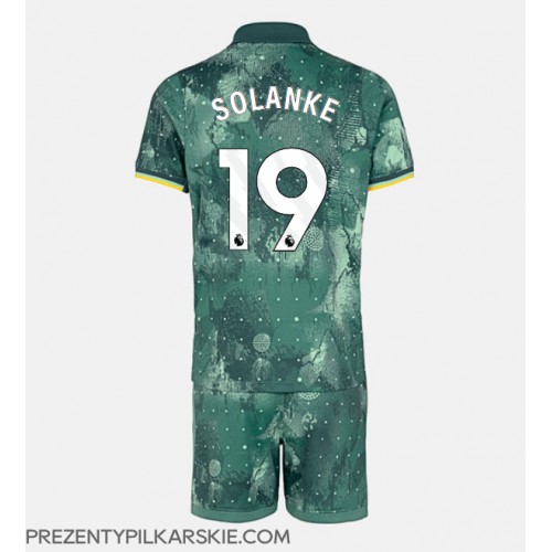 Stroje piłkarskie Tottenham Hotspur Dominic Solanke #19 Koszulka Trzeciej dla dzieci 2024-25 Krótki Rękaw (+ szorty)